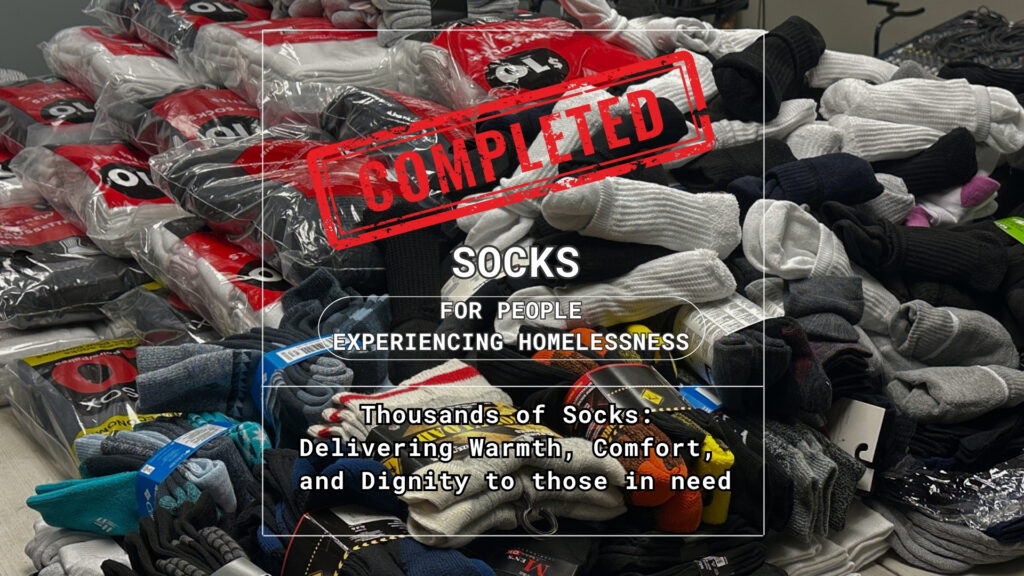 Socks for Homelessness 2025