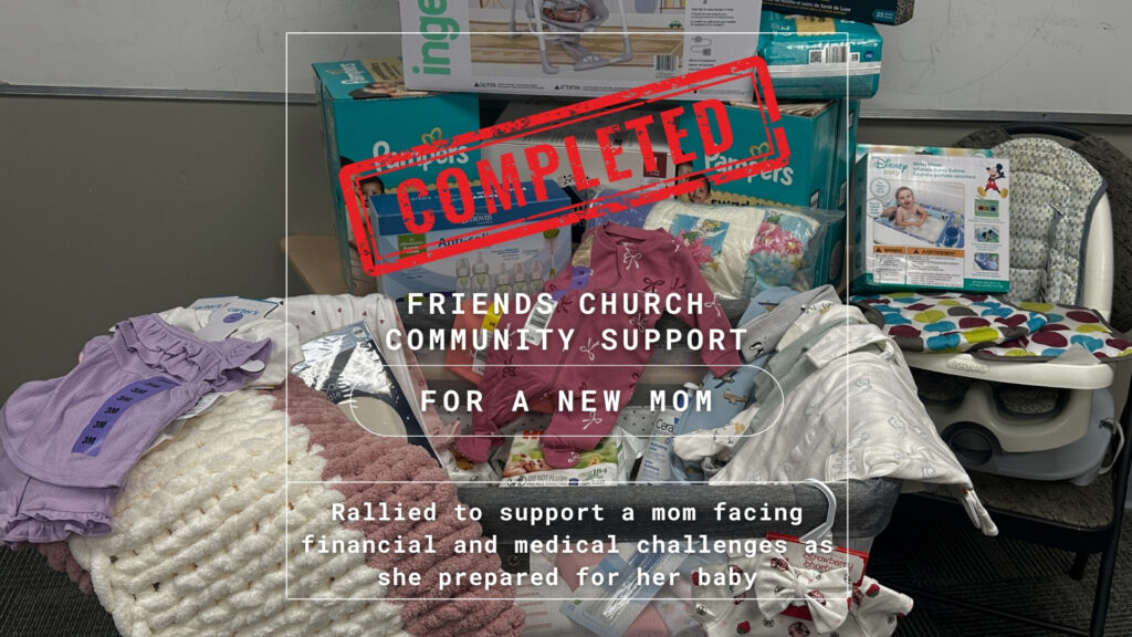 Community Support for New Mom - Completed
